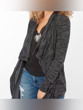 Stella & Dot The Always Cardigan in Charcoal